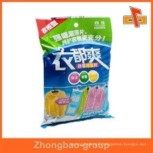 Guangzhou manufacturer custom printed plastic back sealed washing powder packaging bag